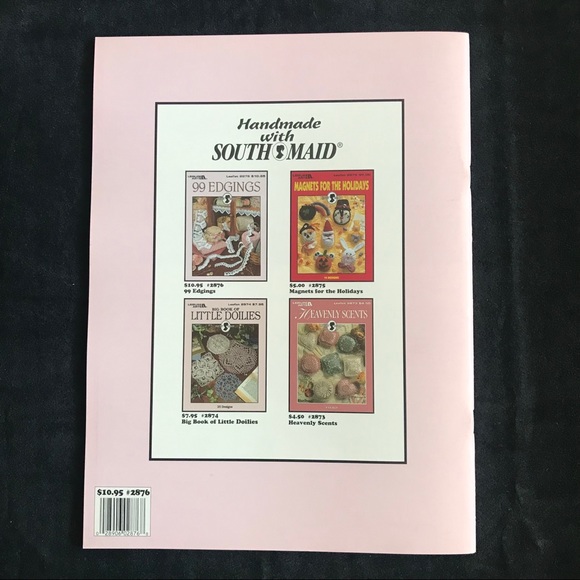 Vtg Leisure Arts Crochet 99 Edgings 54 Pages Leaflet #2876 Crocheted 1996 - Picture 2 of 7